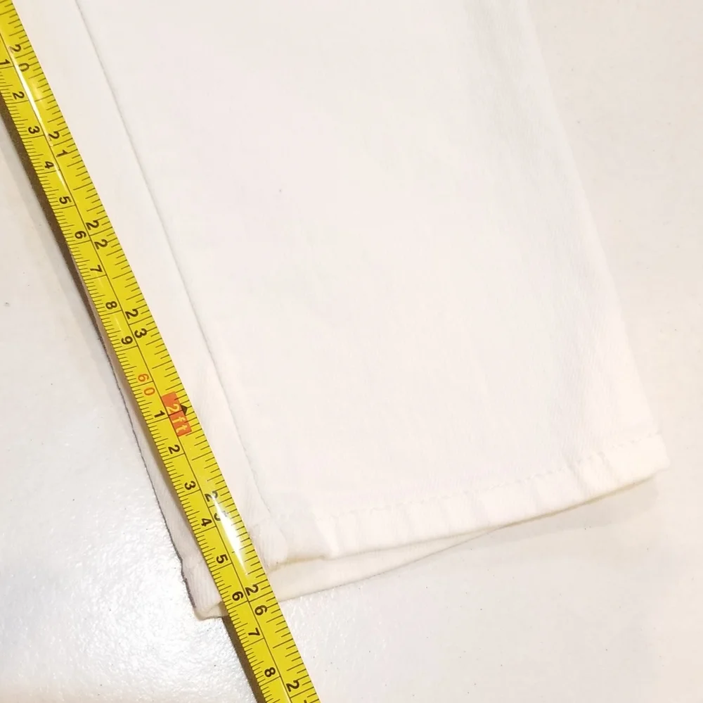 Michael Michael Kors Straight Leg Ankle Jeans White Sz 6